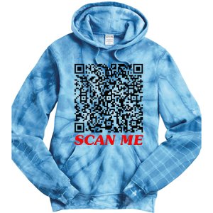 Fuckyou Qr Code Anti Social Sarcastic Tie Dye Hoodie