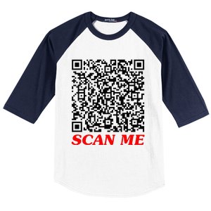 Fuckyou Qr Code Anti Social Sarcastic Baseball Sleeve Shirt