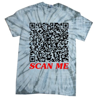 Fuckyou Qr Code Anti Social Sarcastic Tie-Dye T-Shirt