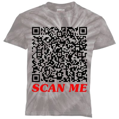 Fuckyou Qr Code Anti Social Sarcastic Kids Tie-Dye T-Shirt