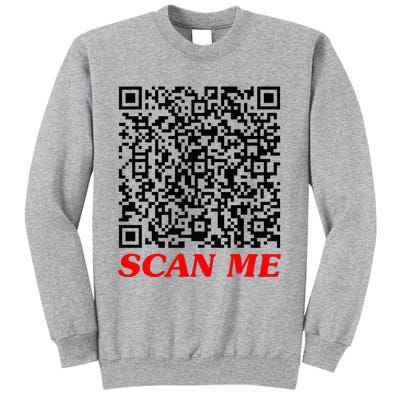 Fuckyou Qr Code Anti Social Sarcastic Tall Sweatshirt