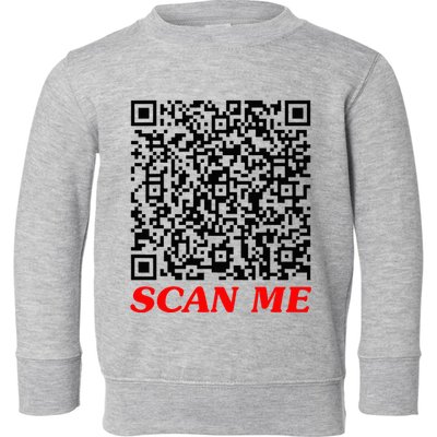 Fuckyou Qr Code Anti Social Sarcastic Toddler Sweatshirt