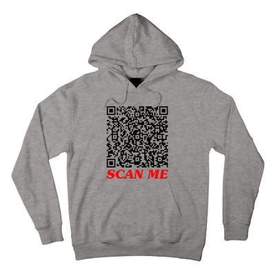 Fuckyou Qr Code Anti Social Sarcastic Tall Hoodie