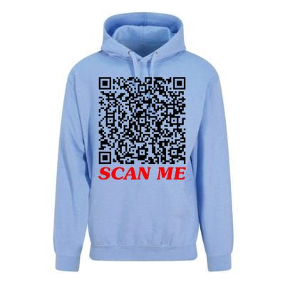 Fuckyou Qr Code Anti Social Sarcastic Unisex Surf Hoodie