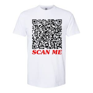 Fuckyou Qr Code Anti Social Sarcastic Softstyle CVC T-Shirt