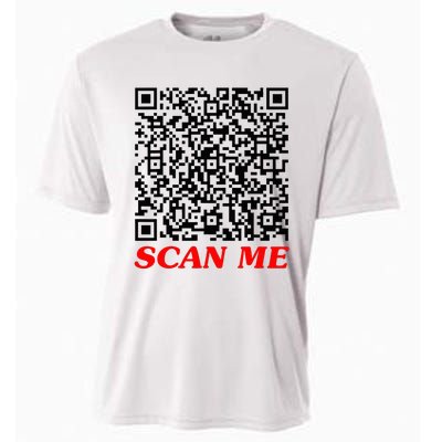 Fuckyou Qr Code Anti Social Sarcastic Cooling Performance Crew T-Shirt