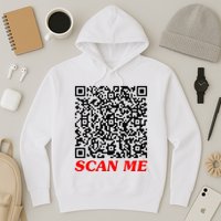 Fuckyou Qr Code Anti Social Sarcastic Hoodie