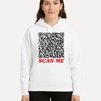 Fuckyou Qr Code Anti Social Sarcastic Hoodie