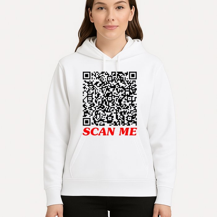 Fuckyou Qr Code Anti Social Sarcastic Hoodie