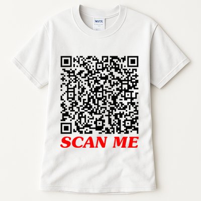 Fuckyou Qr Code Anti Social Sarcastic Tall T-Shirt