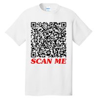 Fuckyou Qr Code Anti Social Sarcastic Tall T-Shirt