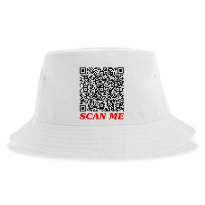 Fuckyou Qr Code Anti Social Sarcastic Sustainable Bucket Hat
