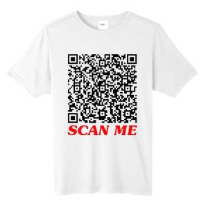 Fuckyou Qr Code Anti Social Sarcastic Tall Fusion ChromaSoft Performance T-Shirt