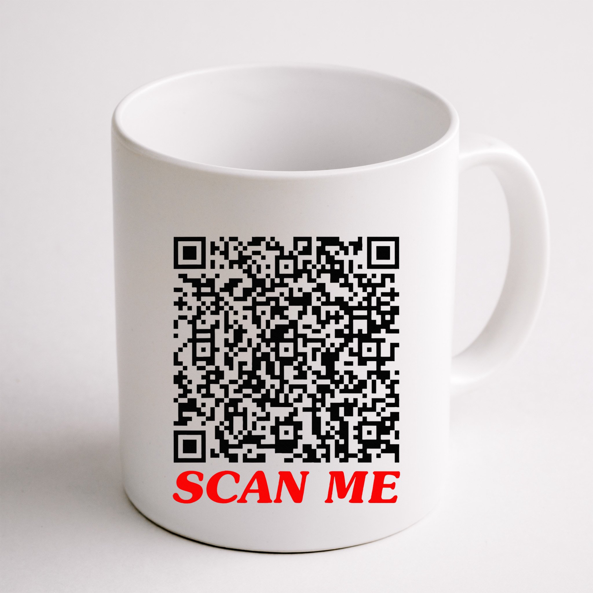Fuckyou Qr Code Anti Social Sarcastic Mug