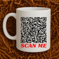 Fuckyou Qr Code Anti Social Sarcastic Mug