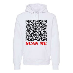 Fuckyou Qr Code Anti Social Sarcastic Premium Hoodie