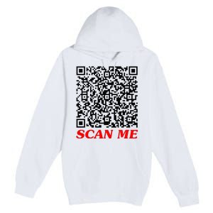 Fuckyou Qr Code Anti Social Sarcastic Premium Pullover Hoodie