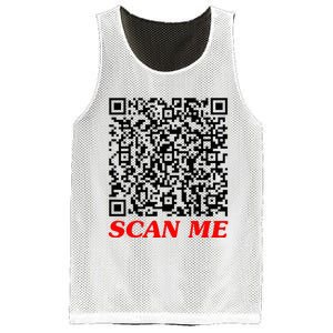 Fuckyou Qr Code Anti Social Sarcastic Mesh Reversible Basketball Jersey Tank