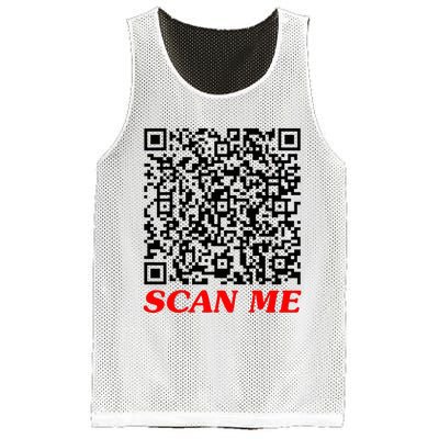 Fuckyou Qr Code Anti Social Sarcastic Mesh Reversible Basketball Jersey Tank