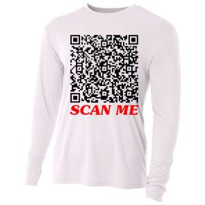 Fuckyou Qr Code Anti Social Sarcastic Cooling Performance Long Sleeve Crew