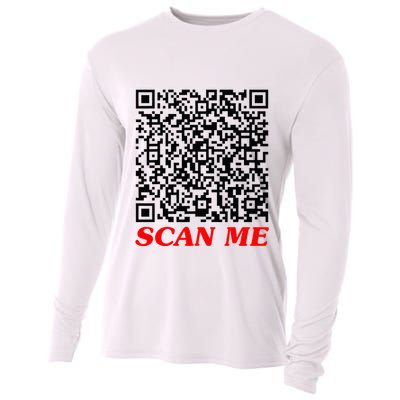 Fuckyou Qr Code Anti Social Sarcastic Cooling Performance Long Sleeve Crew