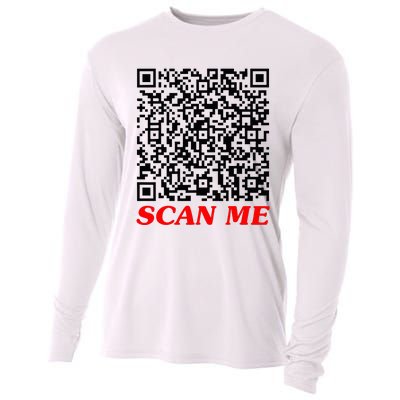 Fuckyou Qr Code Anti Social Sarcastic Cooling Performance Long Sleeve Crew