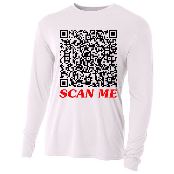 Fuckyou Qr Code Anti Social Sarcastic Cooling Performance Long Sleeve Crew