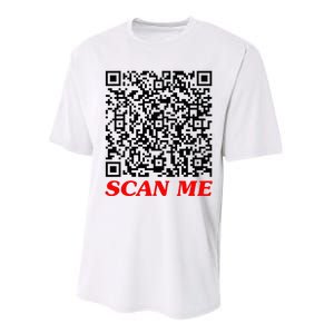 Fuckyou Qr Code Anti Social Sarcastic Performance Sprint T-Shirt