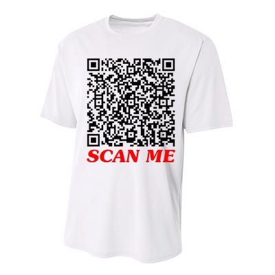 Fuckyou Qr Code Anti Social Sarcastic Performance Sprint T-Shirt