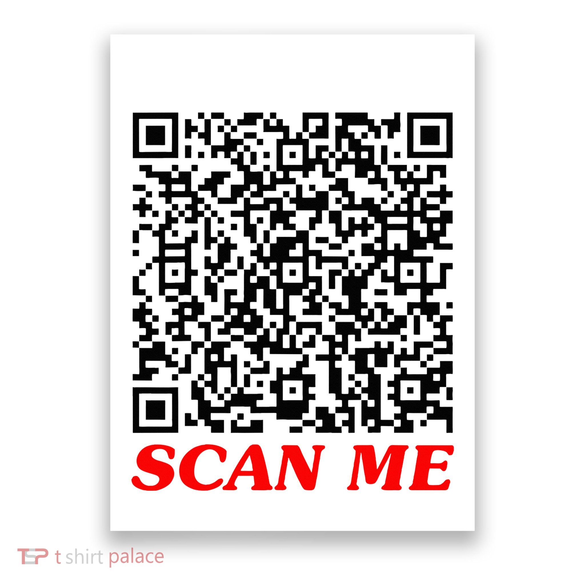 Fuckyou Qr Code Anti Social Sarcastic Poster