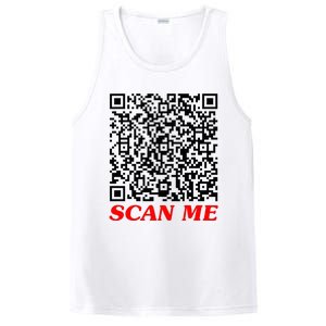 Fuckyou Qr Code Anti Social Sarcastic PosiCharge Competitor Tank