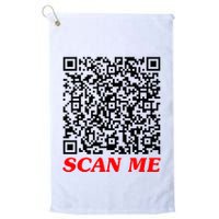 Fuckyou Qr Code Anti Social Sarcastic Golf Towel