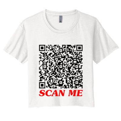 Fuckyou Qr Code Anti Social Sarcastic Crop Top