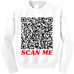 Fuckyou Qr Code Anti Social Sarcastic Kids Sweatshirt