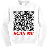 Fuckyou Qr Code Anti Social Sarcastic Kids Sweatshirt