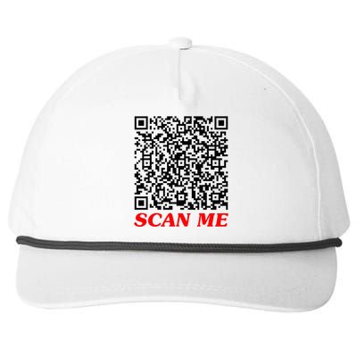 Fuckyou Qr Code Anti Social Sarcastic Snapback Five-Panel Rope Hat