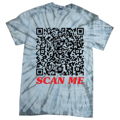 Fuckyou Qr Code Anti Social Sarcastic Funny Tie-Dye T-Shirt