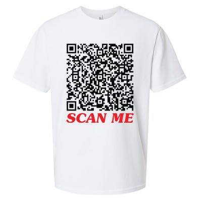 Fuckyou Qr Code Anti Social Sarcastic Funny Sueded Cloud Jersey T-Shirt