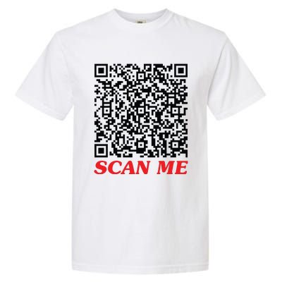 Fuckyou Qr Code Anti Social Sarcastic Funny Garment-Dyed Heavyweight T-Shirt