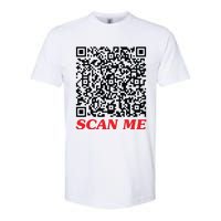 Fuckyou Qr Code Anti Social Sarcastic Funny Softstyle CVC T-Shirt