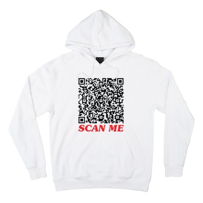 Fuckyou Qr Code Anti Social Sarcastic Funny Hoodie