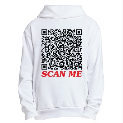 Fuckyou Qr Code Anti Social Sarcastic Funny Urban Pullover Hoodie