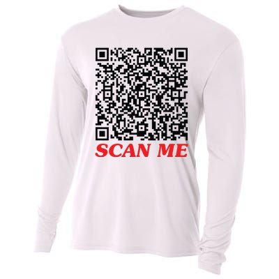 Fuckyou Qr Code Anti Social Sarcastic Funny Cooling Performance Long Sleeve Crew