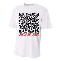 Fuckyou Qr Code Anti Social Sarcastic Funny Performance Sprint T-Shirt