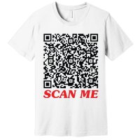 Fuckyou Qr Code Anti Social Sarcastic Funny Premium T-Shirt