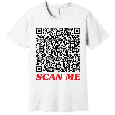 Fuckyou Qr Code Anti Social Sarcastic Funny Premium T-Shirt