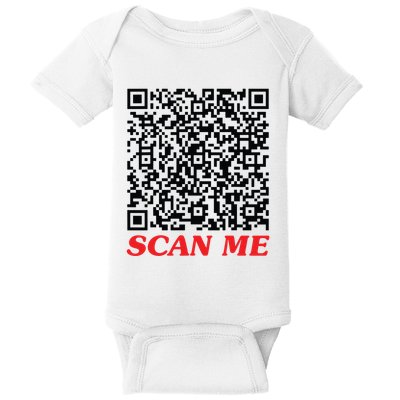 Fuckyou Qr Code Anti Social Sarcastic Funny Baby Bodysuit