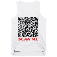 Fuckyou Qr Code Anti Social Sarcastic Funny Tank Top