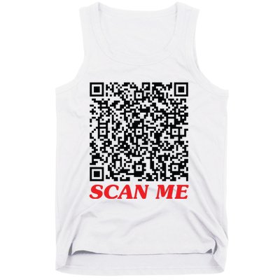 Fuckyou Qr Code Anti Social Sarcastic Funny Tank Top