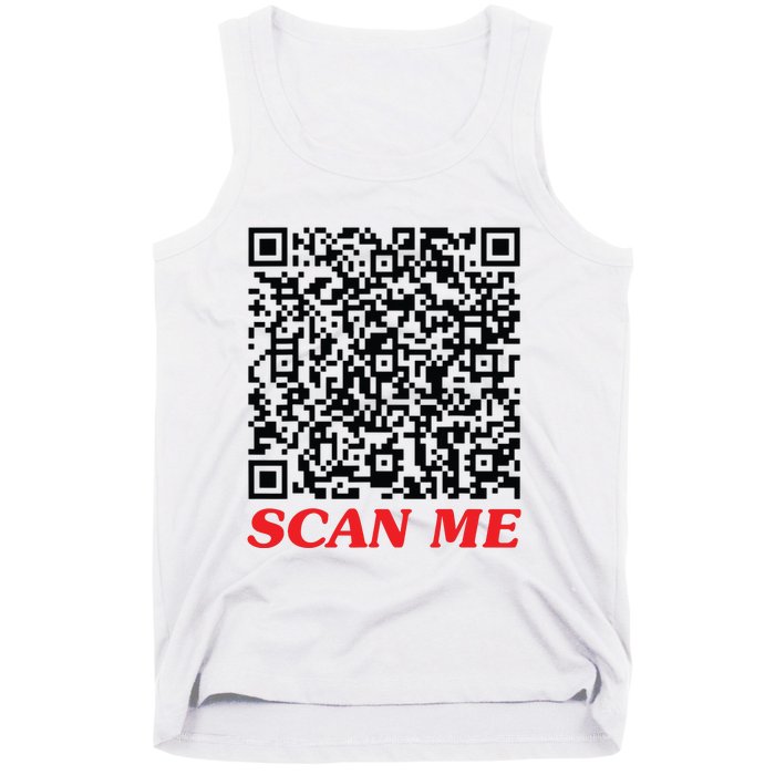 Fuckyou Qr Code Anti Social Sarcastic Funny Tank Top